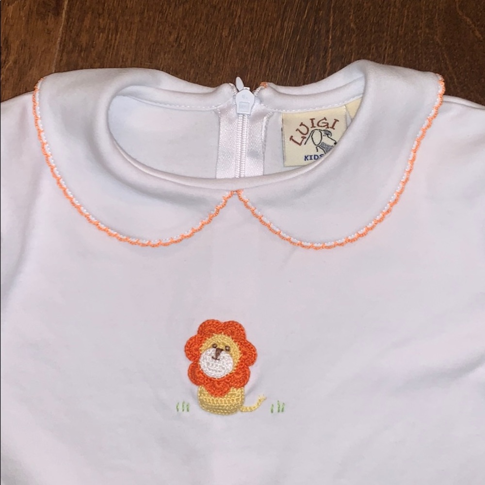 Luigi Kids Crocheted Lion Matching Set size 6, fits like a 5 - Picture 3 of 13